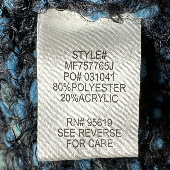 John Paul Richard EYELASH Striped Button Front Boxy Oversize Cardigan Women XXL - Picture 9 of 14